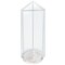 Azar Displays Three-Sided Revolving Sign and Menu Holder, 4 in. W x 10 in. H 193728-WHT - alternate 1